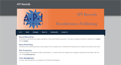 Desktop Screenshot of apirecords.com